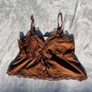 Brown american eagle tank size small